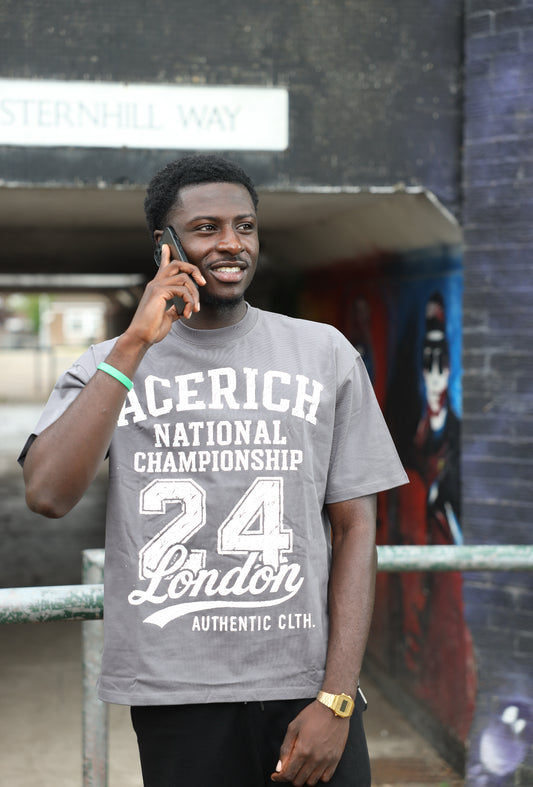 GREY ACE RICH CHAMP TOP