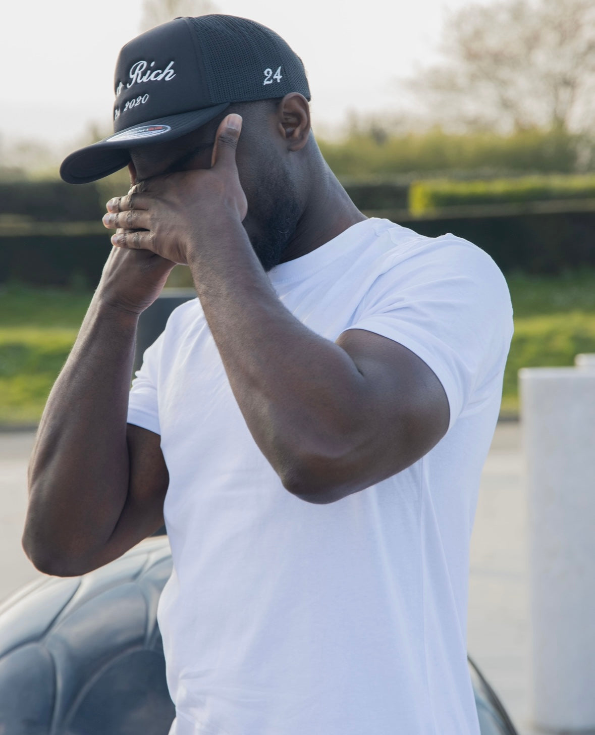 BLACK ACE RICH TRUCKER CAP